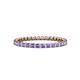 1 - Clarissa 2.00 mm Princess Cut Tanzanite Eternity Band 