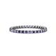1 - Clarissa 2.00 mm Princess Cut Iolite Eternity Band 