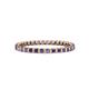 1 - Clarissa 2.00 mm Princess Cut Iolite Eternity Band 