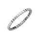 3 - Clarissa 2.00 mm Princess Cut White Sapphire Eternity Band 