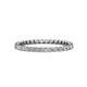 1 - Clarissa 2.00 mm Princess Cut Diamond Eternity Band 