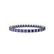 1 - Clarissa 2.00 mm Princess Cut Blue Sapphire Eternity Band 