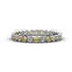 1 - Arria 2.40 mm Citrine and Diamond Eternity Band 