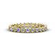 1 - Arria 2.40 mm Tanzanite and Diamond Eternity Band 