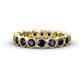 1 - Arria 3.00 mm Blue Sapphire Eternity Band 