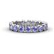 1 - Arria 3.00 mm Tanzanite Eternity Band 