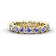 1 - Arria 3.00 mm Tanzanite Eternity Band 
