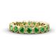 1 - Arria 3.00 mm Green Garnet Eternity Band 