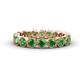 1 - Arria 3.00 mm Green Garnet Eternity Band 
