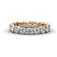 1 - Arria 3.00 mm Aquamarine Eternity Band 