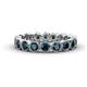 1 - Arria 3.00 mm Blue Diamond Eternity Band 