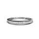 1 - Aqilia 2.00 mm Princess Cut Diamond 13 Stone Wedding Band 