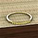 3 - Emlynn 2.00 mm Yellow Sapphire 10 Stone Wedding Band 