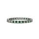 1 - Clarissa 2.50 mm Princess Cut Lab Created Alexandrite Eternity Band 