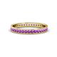 1 - Livia 1.70 mm Amethyst Eternity Band 