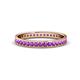1 - Livia 1.70 mm Amethyst Eternity Band 