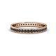 1 - Livia 1.70 mm Black Diamond Eternity Band 