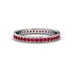 1 - Livia 1.70 mm Ruby Eternity Band 
