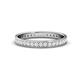 1 - Livia 1.70 mm White Sapphire Eternity Band 