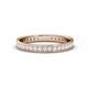 1 - Livia 1.70 mm White Sapphire Eternity Band 