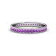 1 - Livia 1.70 mm Amethyst Eternity Band 