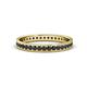 1 - Livia 1.70 mm Black Diamond Eternity Band 