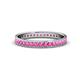 1 - Livia 1.70 mm Pink Sapphire Eternity Band 