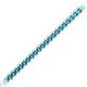 2 - Abril 2.40 mm London Blue Topaz Eternity Tennis Bracelet 