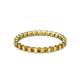 3 - Clarissa 2.50 mm Princess Cut Citrine Eternity Band 