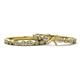 1 - Siena Semi Mount Marquise and Dot Bridal Set Ring 