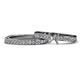 1 - Inez Semi Mount Euro Shank Bridal Set Ring 
