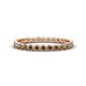1 - Arria 2.00 mm Smoky Quartz Eternity Band 