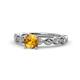 3 - Amaira Citrine and Diamond Engagement Ring 