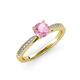 3 - Aleen Pink Tourmaline and Diamond Engagement Ring 
