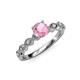 4 - Amaira Pink Tourmaline and Diamond Engagement Ring 