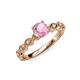4 - Amaira Pink Tourmaline and Diamond Engagement Ring 