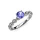 4 - Amaira Tanzanite and Diamond Engagement Ring 