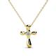 1 - Edena Petite Diamond Cross Pendant 
