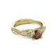 3 - Belinda Signature Smoky Quartz and Diamond Engagement Ring 