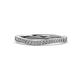 1 - Freya Curved Wedding Band Accented Natural Diamonds 