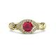 3 - Kalila Signature Ruby and Diamond Engagement Ring 