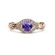 3 - Kalila Signature Iolite and Diamond Engagement Ring 