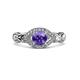 3 - Kalila Signature Iolite and Diamond Engagement Ring 
