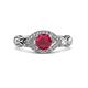 3 - Kalila Signature Ruby and Diamond Engagement Ring 