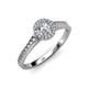 3 - Arael Diamond Halo Engagement Ring 