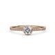4 - Irene Diamond Halo Engagement Ring 
