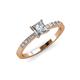 3 - Amra Princess Cut Diamond Engagement Ring 