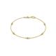 1 - Aizza (5 Stn/2.4mm) Peridot and Diamond Station Bracelet 