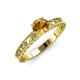 3 - Florie Classic 6.50 mm Round Citrine Solitaire Engagement Ring 