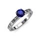 3 - Niah Classic 6.00 mm Round Blue Sapphire Solitaire Engagement Ring 